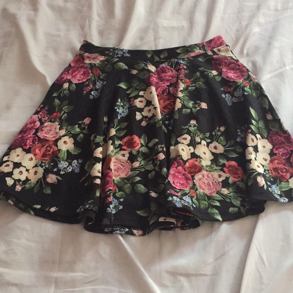Floral Skater Skirt